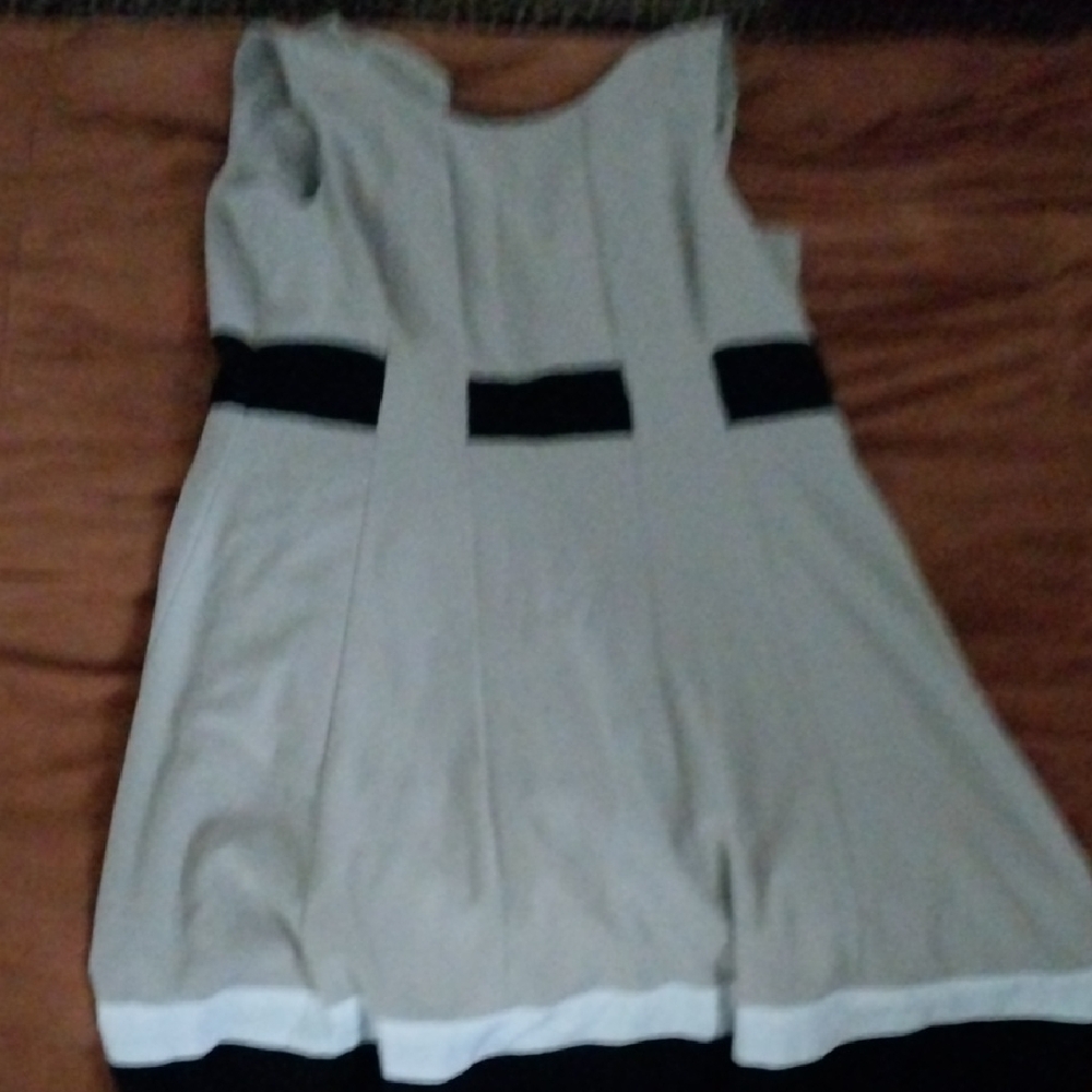 Calvin Klein Kids Dress in Gray and Black